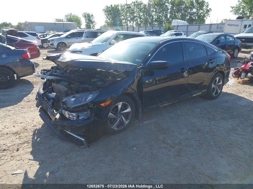 Vin: 2hgfc2e59lh013171, lot: 3054462, honda civic lx 20202