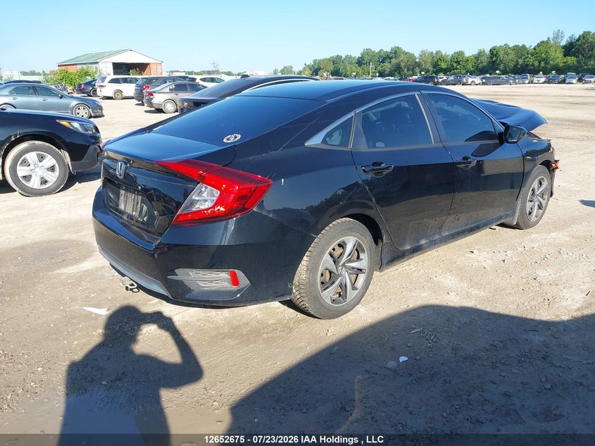 Vin: 2hgfc2e59lh013171, lot: 3054462, honda civic lx 20204