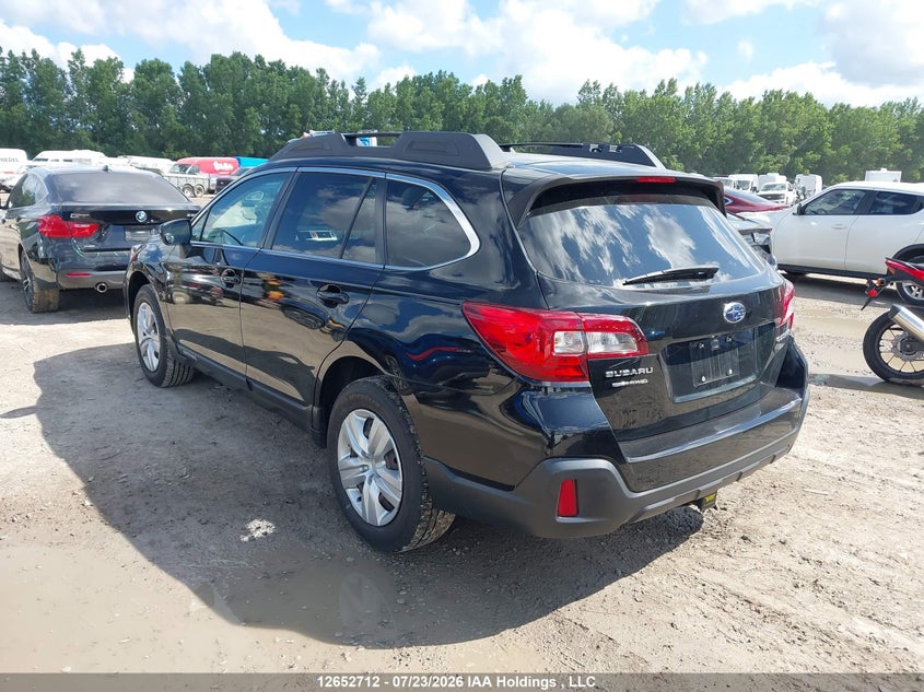Vin: 4s4bsdac9j3344750, lot: 3054500, subaru outback 2.5i 20183