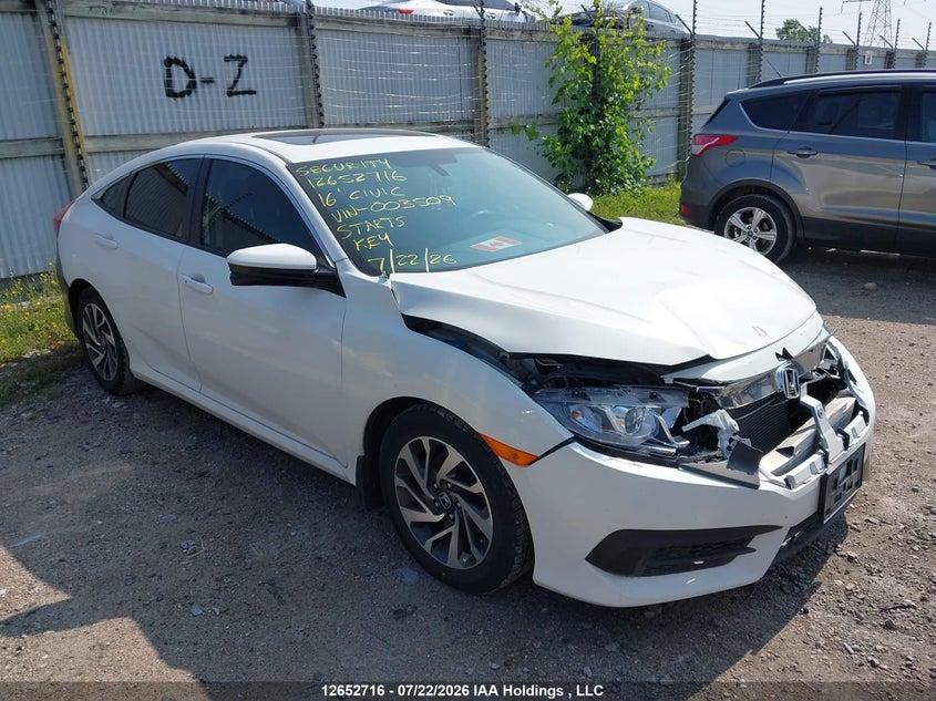 Vin: 2hgfc2f76gh003509, lot: 3054504, honda civic ex 4dr 2016 img_1