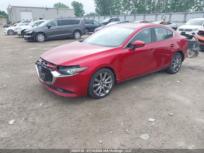 Vin: jm1bpbdmxk1114629, lot: 3054519, mazda mazda3 gt 20192