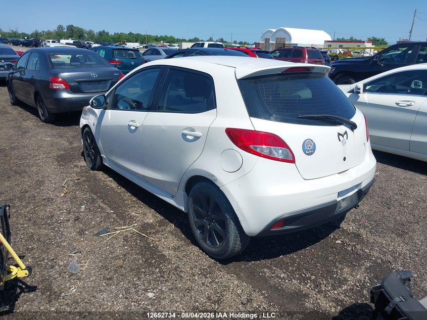 Vin: jm1de1hy2b0119528, lot: 3054523, mazda mazda2 gs/gx 20113