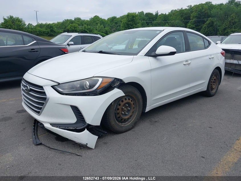 2017 Hyundai Elantra, Удар спереду, IAAI, VIN 5NPD74LF3HH047588 — фото 2