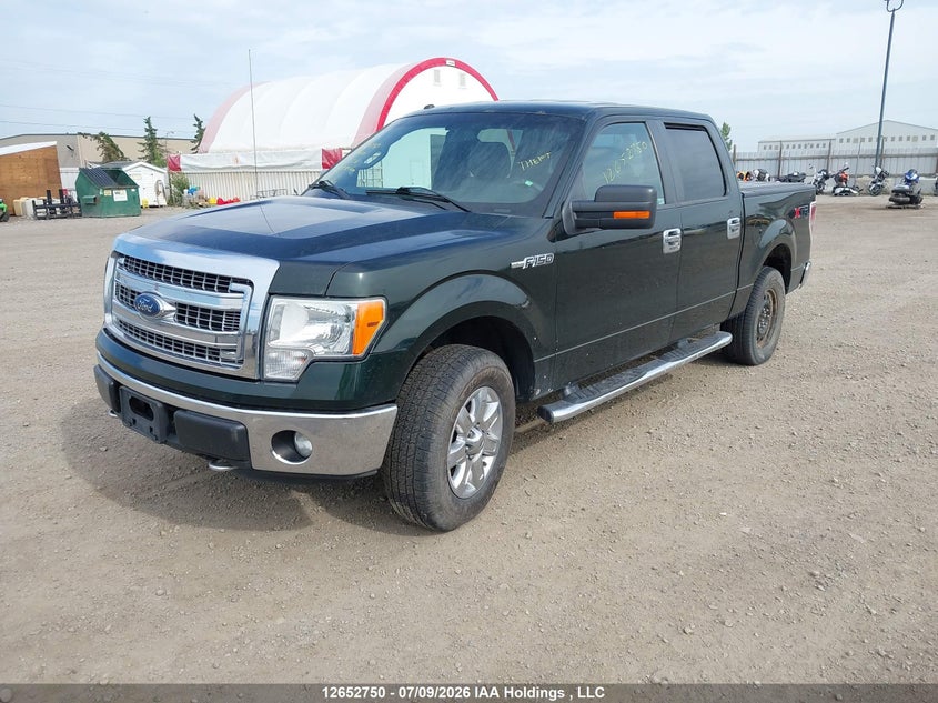 2014 Ford F-150, Right Front, IAAI, VIN 1FTFW1EF2EKF97126 — photo 2