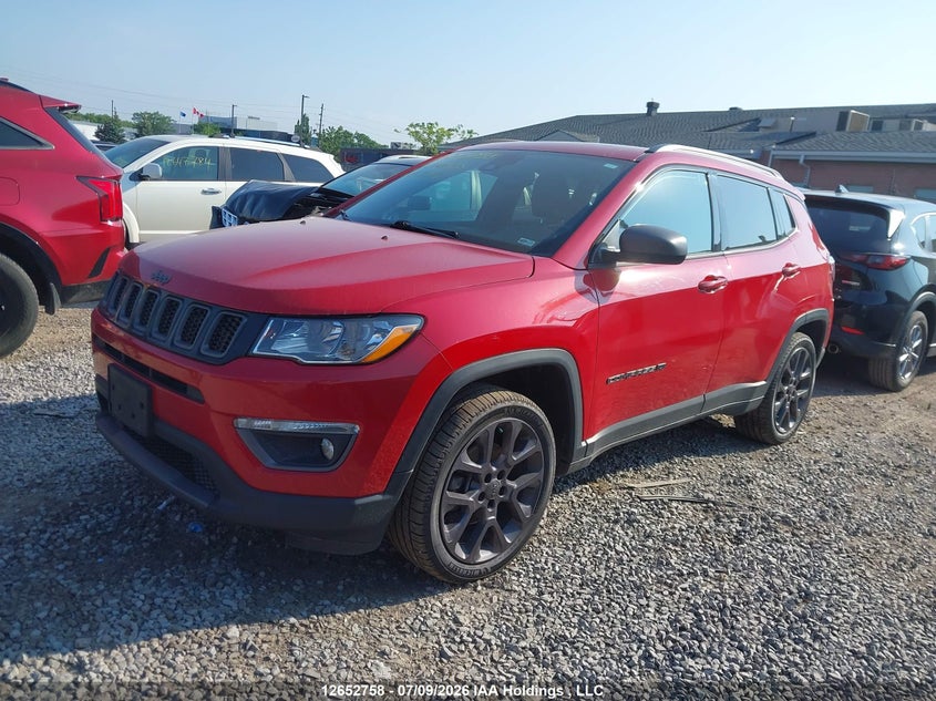 Vin: 3c4njdbb6mt568318, lot: 3054547, jeep compass 20212