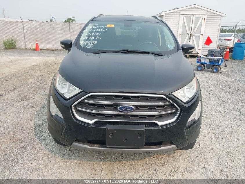 2019 Ford Ecosport Titanium VIN: MAJ6S3KL7KC259301 Lot: 12652774