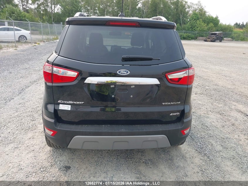 2019 Ford Ecosport Titanium VIN: MAJ6S3KL7KC259301 Lot: 12652774
