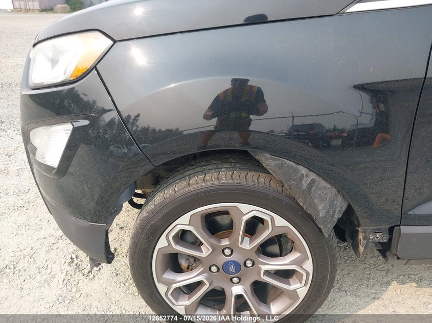 2019 Ford Ecosport Titanium VIN: MAJ6S3KL7KC259301 Lot: 12652774