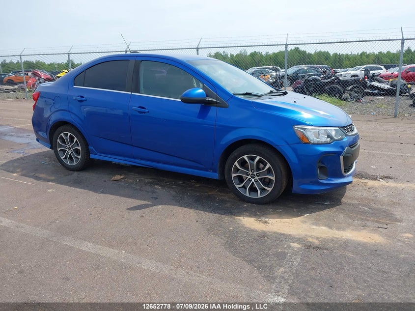 2018 Chevrolet Sonic Lt, Удар спереди, IAAI, VIN 1G1JD5SH7J4105629