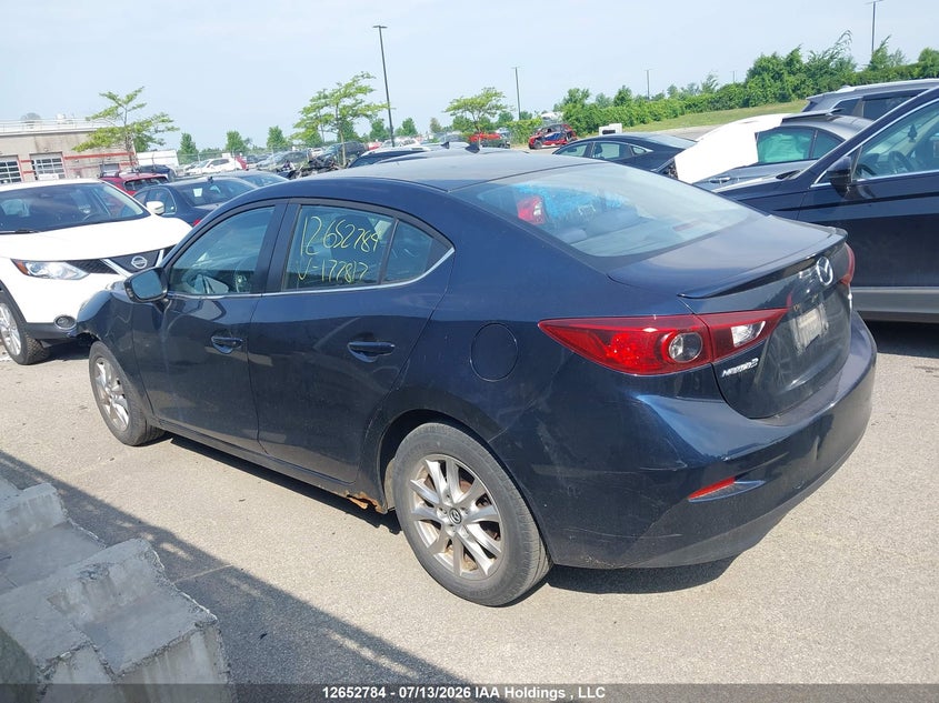 Vin: jm1bm1v77e1177817, lot: 3054573, mazda mazda3 gs-sky 20143