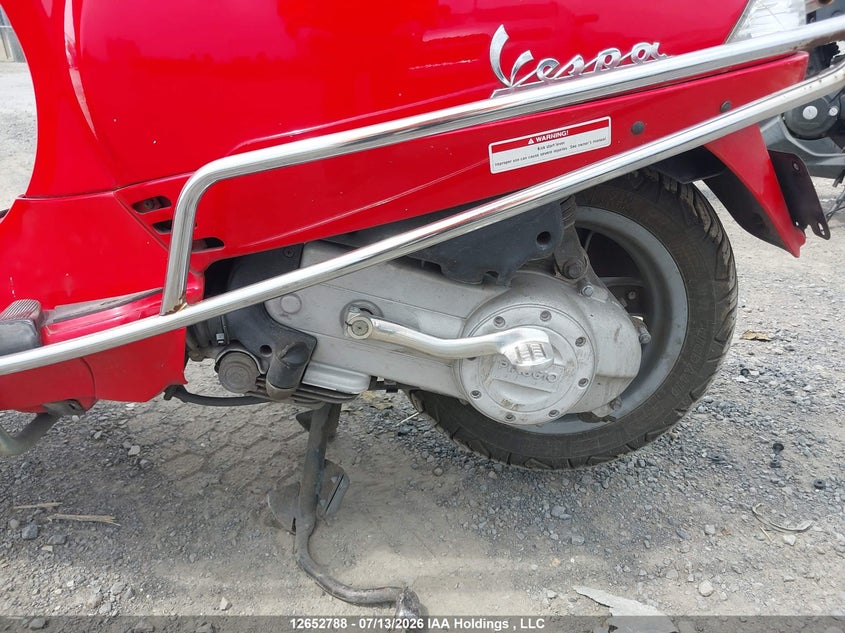 2007 Vespa Lx 50 VIN: ZAPC386B475006200 Lot: 12652788