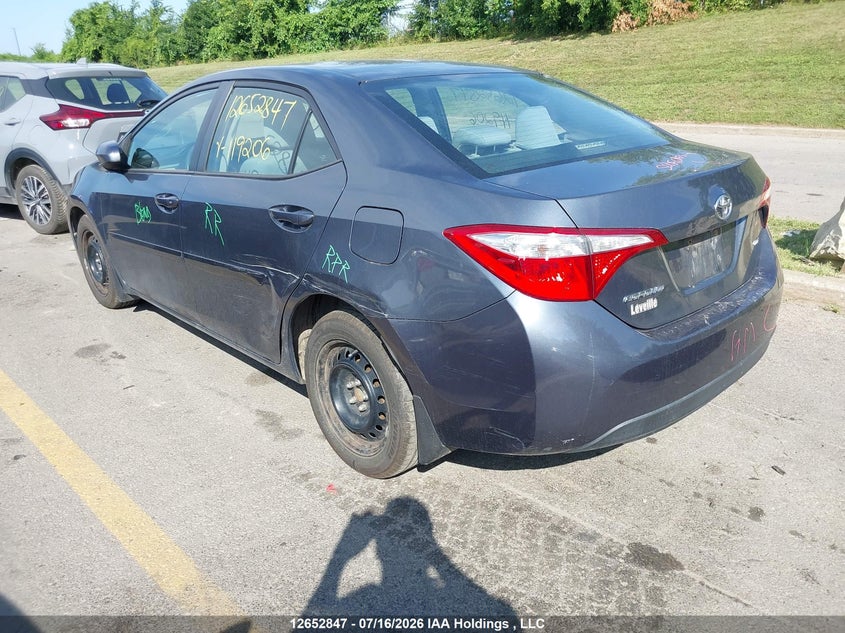 Vin: 2t1burhe1ec119206, lot: 3054638, toyota corolla le 20143
