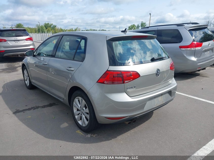 Vin: 3vw217au7fm008972, lot: 3054686, volkswagen golf 20153