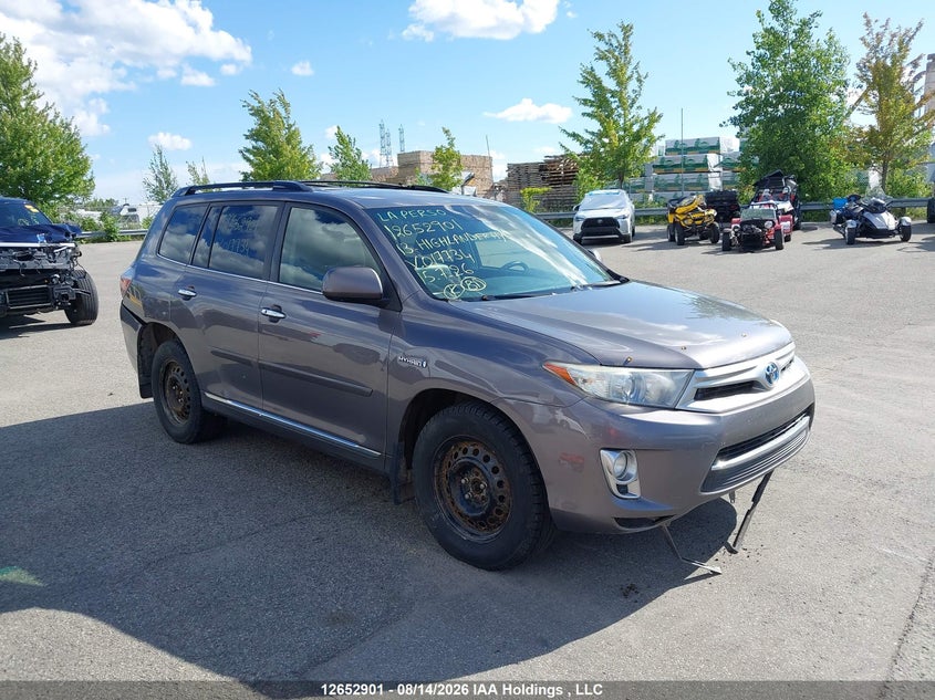 2013 Toyota Highlander Hybrid Hybrid, Угон, IAAI, VIN JTEBC3EHXD2017734