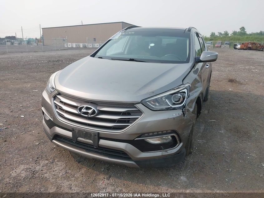 2017 Hyundai Santa Fe Sport, Правый бок, IAAI, VIN 5NMZUDLB9HH045627 — фото 2
