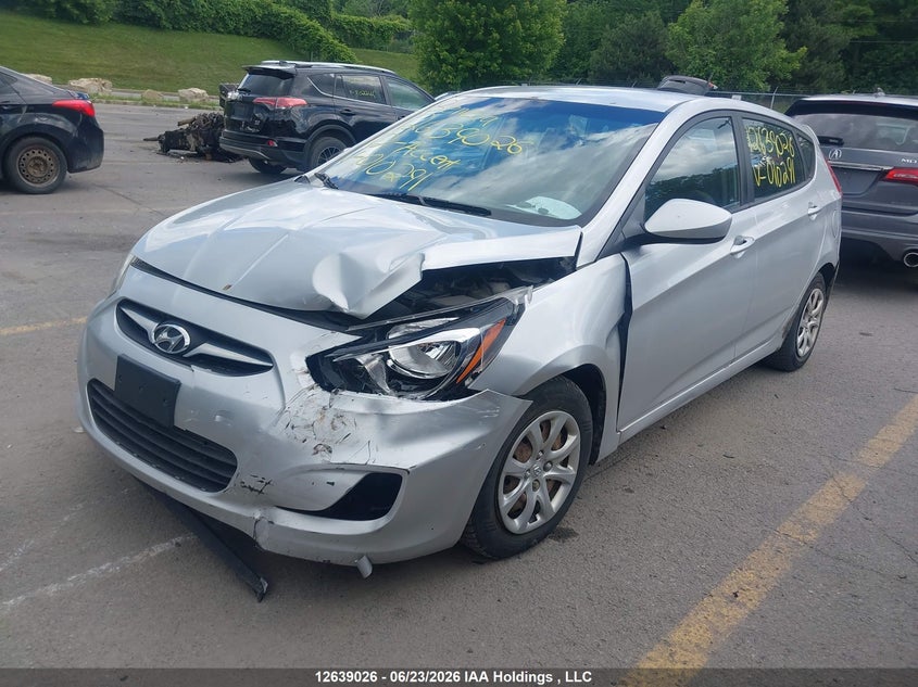 2012 Hyundai Accent, Left Front, IAAI, VIN KMHCT5AE2CU010291 — photo 2