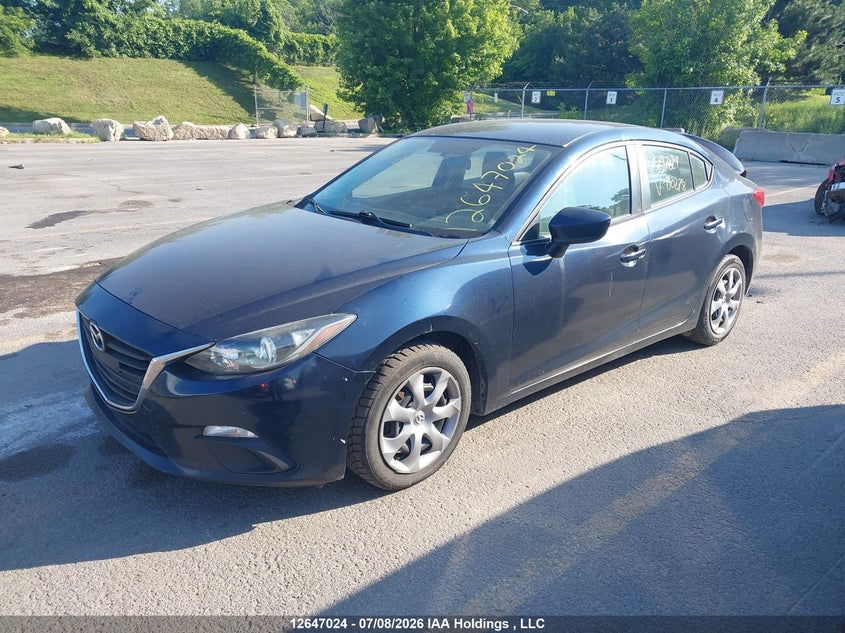 2014 Mazda 3, Удар сзади, IAAI, VIN JM1BM1U73E1140278 — фото 2