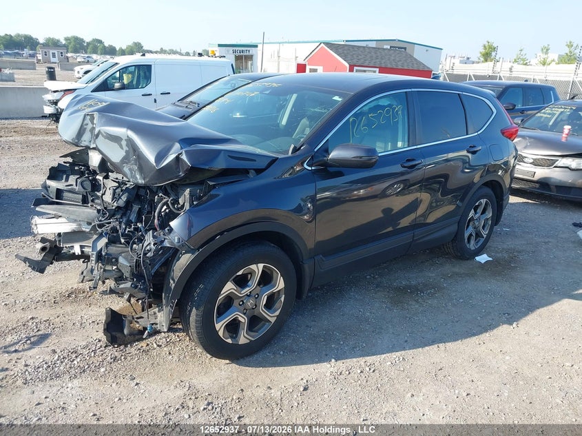 2019 Honda CR-V, Удар спереду, IAAI, VIN 2HKRW2H88KH110747 — фото 2