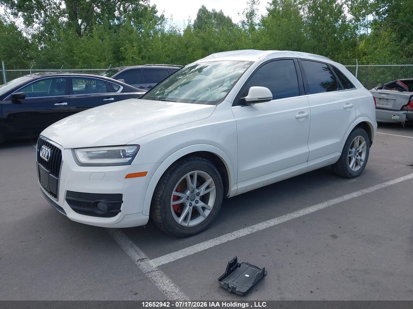 2015 Audi Q3, Затопление, IAAI, VIN WA1EFEFS5FR008412 — фото 2