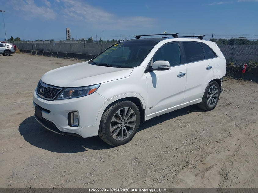 Vin: 5xykwda73eg505185, lot: 3054790, kia sorento sx 20142
