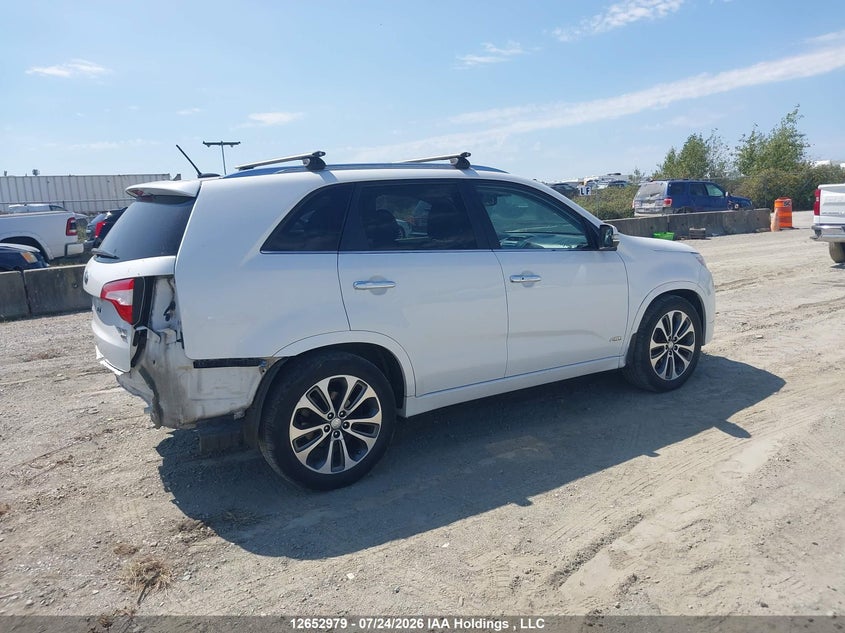 Vin: 5xykwda73eg505185, lot: 3054790, kia sorento sx 20144