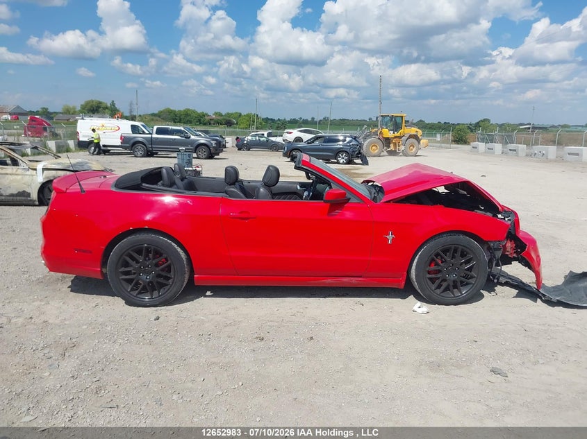 2014 FORD MUSTANG CONVERTIBLE CABRIO 3.7L V6 FI DOHC 24V NF4