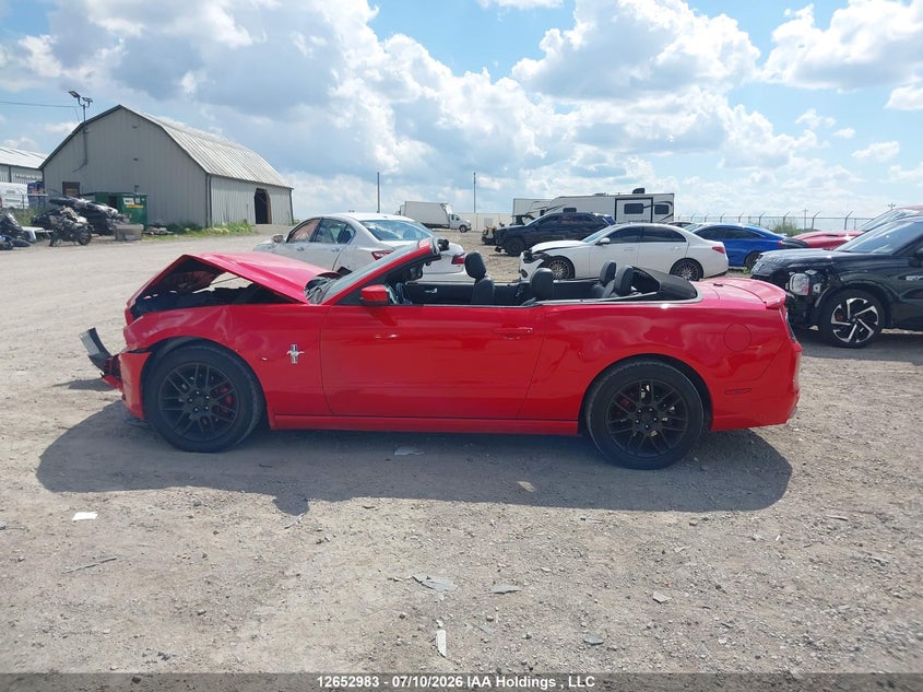 2014 FORD MUSTANG CONVERTIBLE CABRIO 3.7L V6 FI DOHC 24V NF4