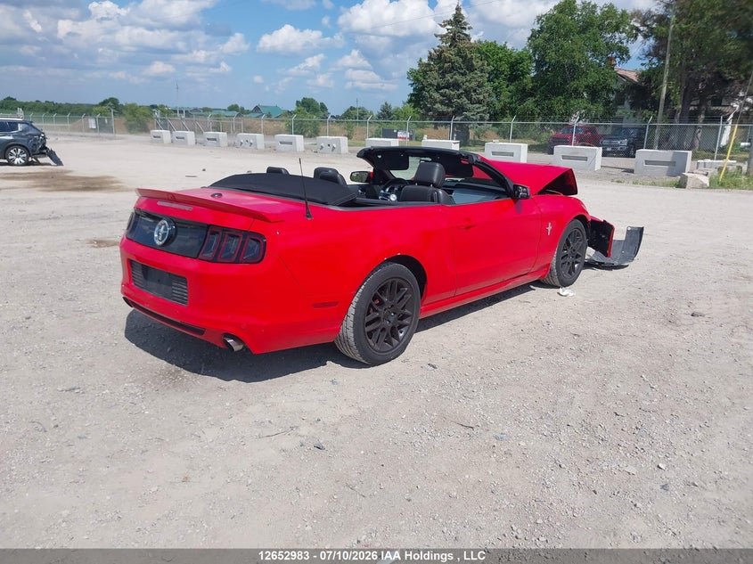2014 FORD MUSTANG CONVERTIBLE CABRIO 3.7L V6 FI DOHC 24V NF4