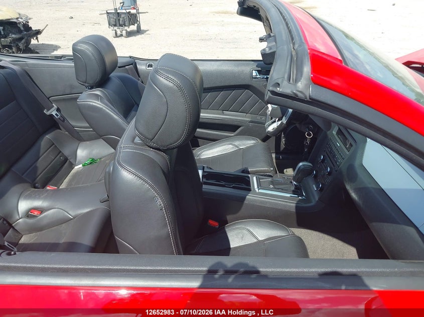 2014 FORD MUSTANG CONVERTIBLE CABRIO 3.7L V6 FI DOHC 24V NF4
