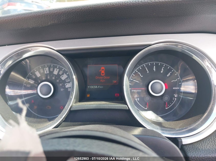 2014 FORD MUSTANG CONVERTIBLE CABRIO 3.7L V6 FI DOHC 24V NF4