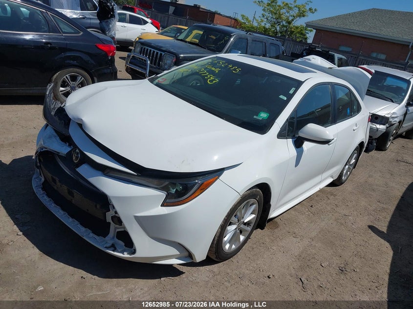 Vin: 5yfbpmbe0np377543, lot: 3054796, toyota corolla le/xle 20222