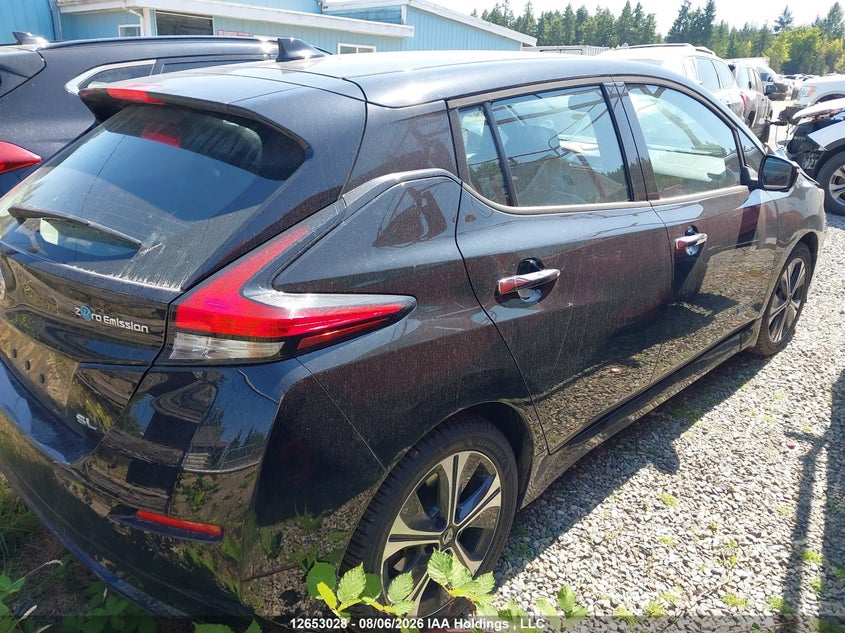 Vin: 1n4az1cp2kc304222, lot: 3054845, nissan leaf s/sl/sv 20194
