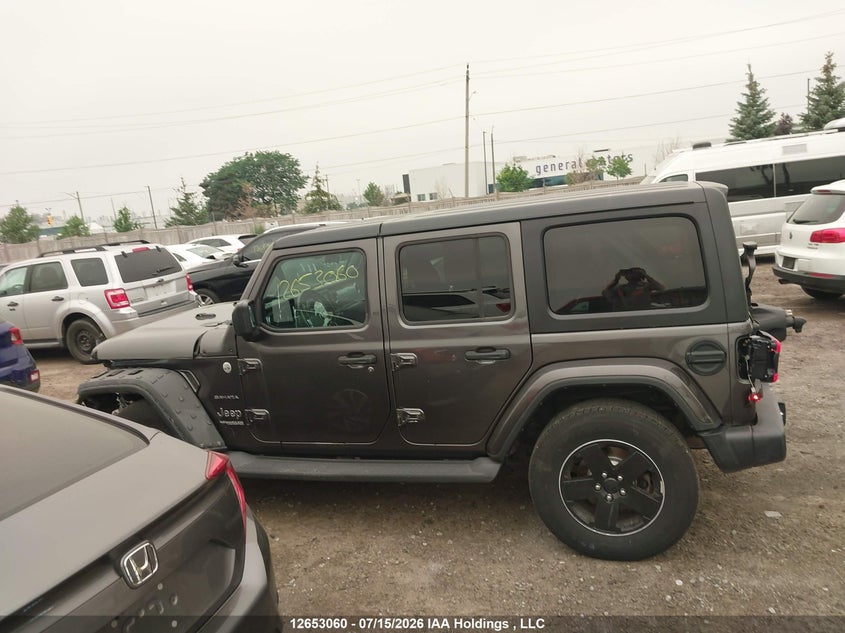 2019 Jeep Wrangler Unlimited Sahara VIN: 1C4HJXEG5KW574740 Lot: 12653060