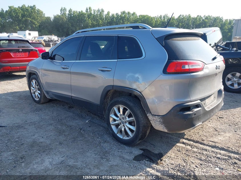 Vin: 1c4pjlds0ew234703, lot: 3054885, jeep cherokee limited 20143