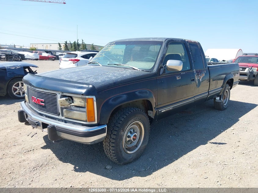 1993 GMC Sierra K2500, Град, IAAI, VIN 1GTGK29F7PE549851 — фото 2