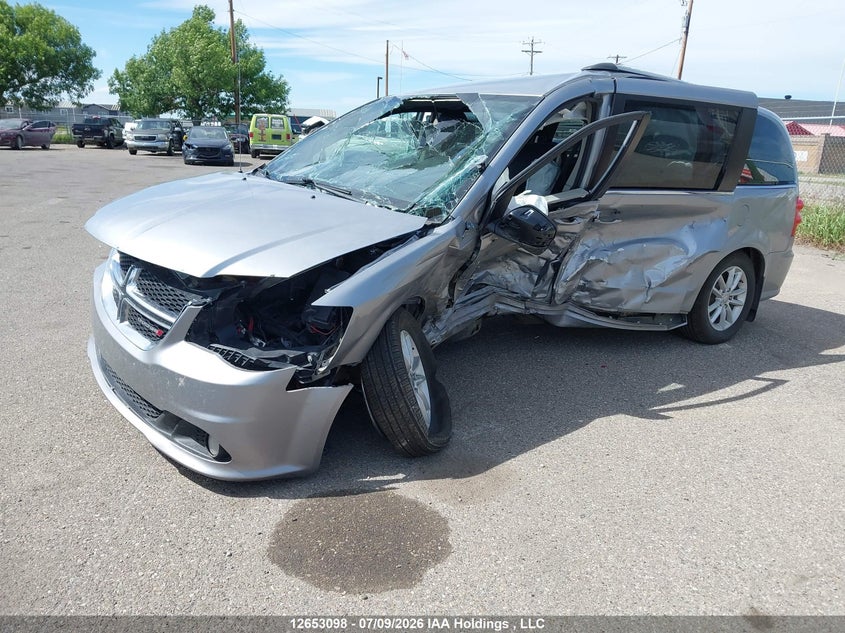 2019 Dodge Caravan, Левый бок, IAAI, VIN 2C4RDGBG6KR587215 — фото 2