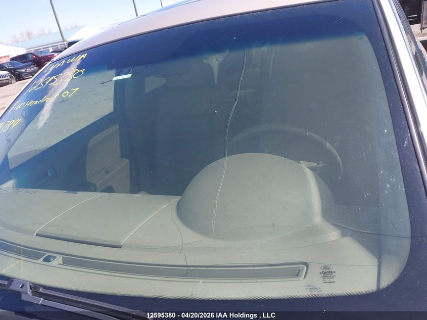 2007 Ford Five Hundred Limited VIN: 1FAFP28167G104384 Lot: 12595380X