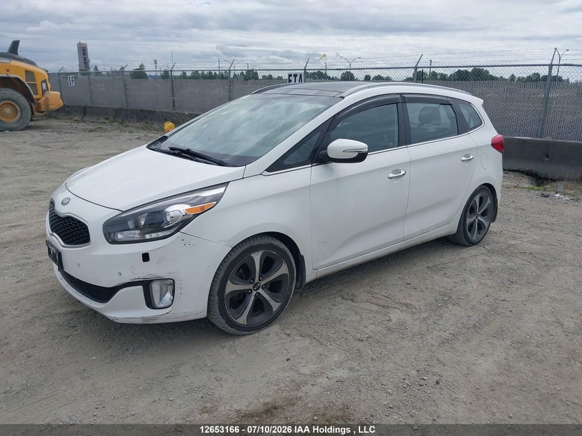 2014 Kia Rondo, Charity, IAAI, VIN KNAHU8A36E7019873 — photo 2