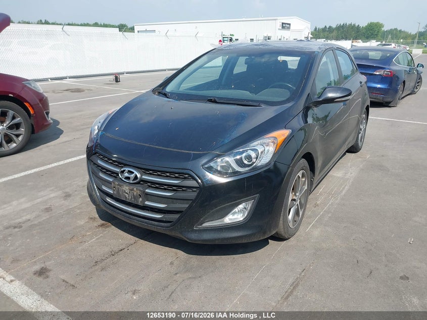Vin: kmhd35lh1gu324760, lot: 3055029, hyundai elantra gt gls 20162