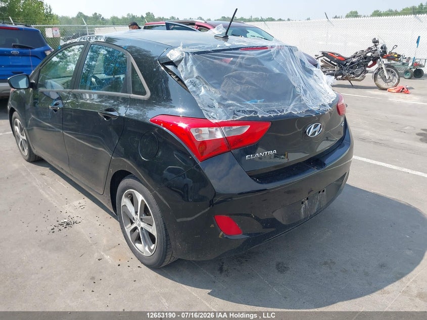 Vin: kmhd35lh1gu324760, lot: 3055029, hyundai elantra gt gls 20163