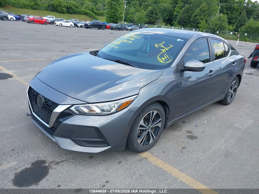 2020 Nissan Sentra Sv, Right Side, IAAI, VIN 3N1AB8CVXLY207609 — photo 2