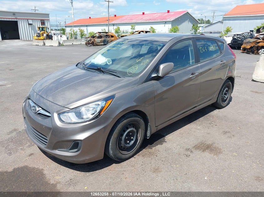 Vin: kmhct5ae6eu185016, lot: 3055104, hyundai accent gls/gs 20142