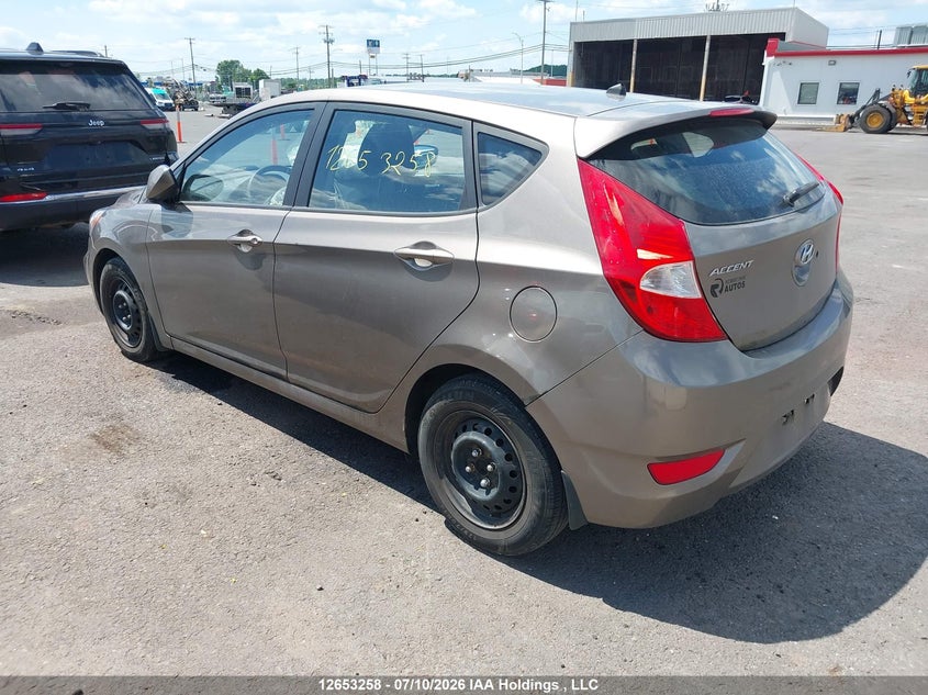Vin: kmhct5ae6eu185016, lot: 3055104, hyundai accent gls/gs 20143