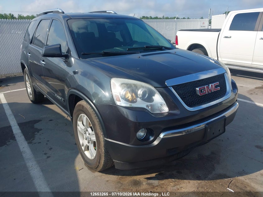 2007 GMC Acadia, Удар сзади, IAAI, VIN 1GKER13757J116104 — фото 1