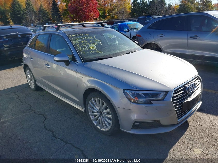 2017 Audi A3 E-Tron 1.4T Technik, Благотворительность, IAAI, VIN WAUSPBFFXHA071057