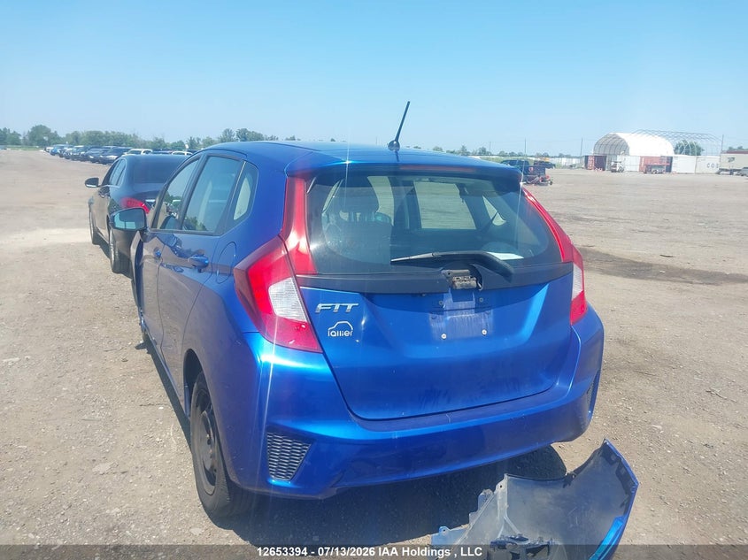 Vin: 3hggk5h56fm105932, lot: 3055257, honda fit 20153