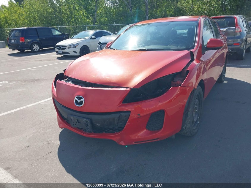 Vin: jm1bl1kf0d1772831, lot: 3055262, mazda 3 sport 20132
