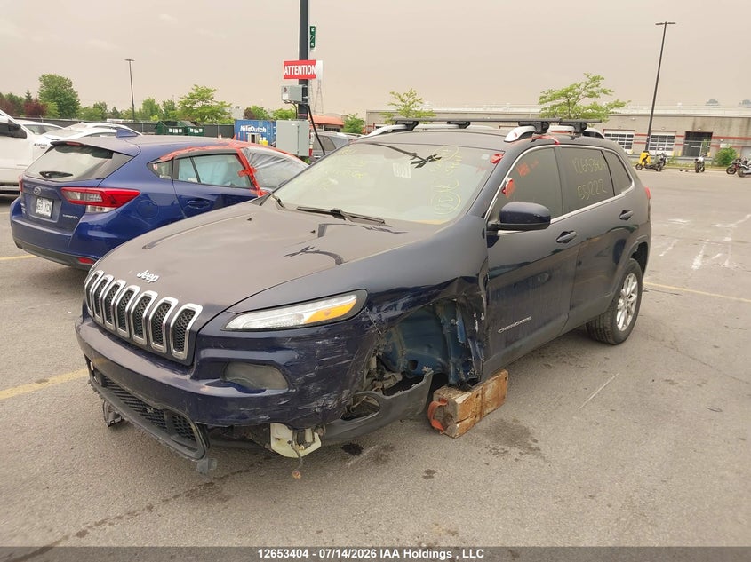 2015 Jeep Cherokee, Ходова, IAAI, VIN 1C4PJMCS1FW551222 — фото 2