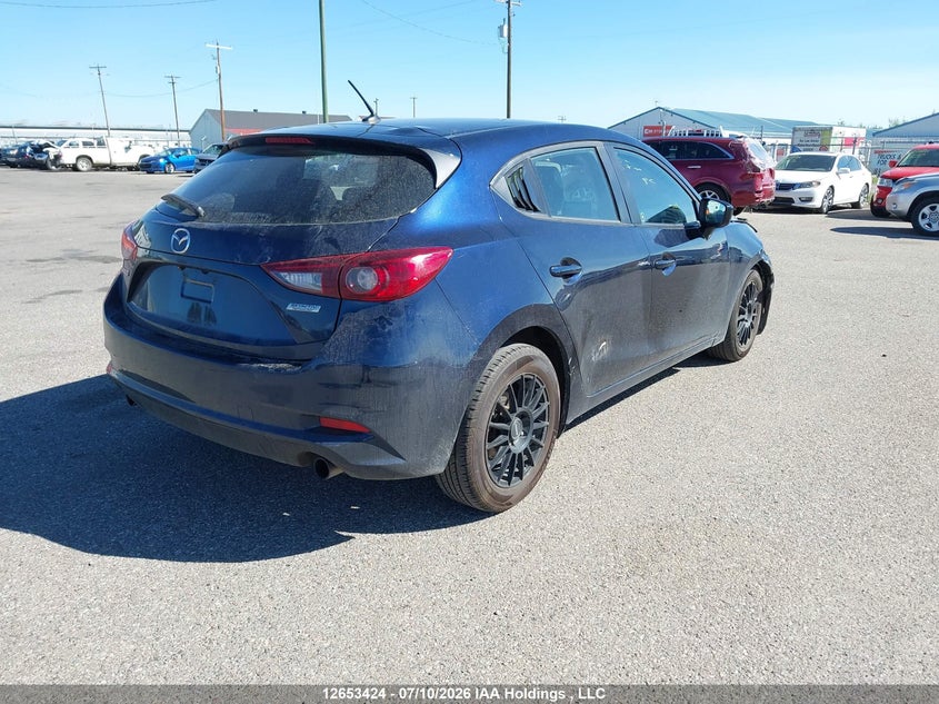 Vin: jm1bn1k74j1186809, lot: 3055287, mazda 3 sport 20184