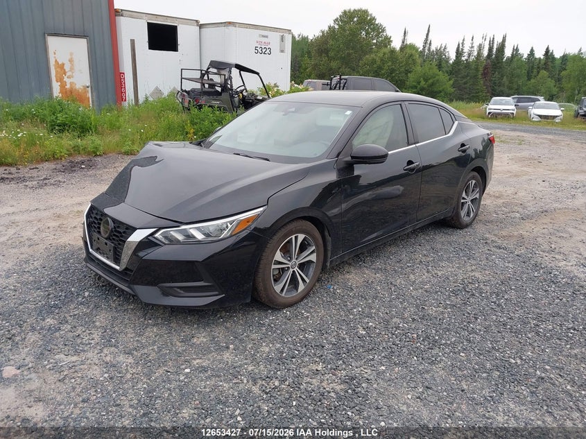 2020 Nissan Sentra, Front, IAAI, VIN 3N1AB8CV5LY275977 — photo 2